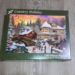 100 Piece Puzzle - Festive Green